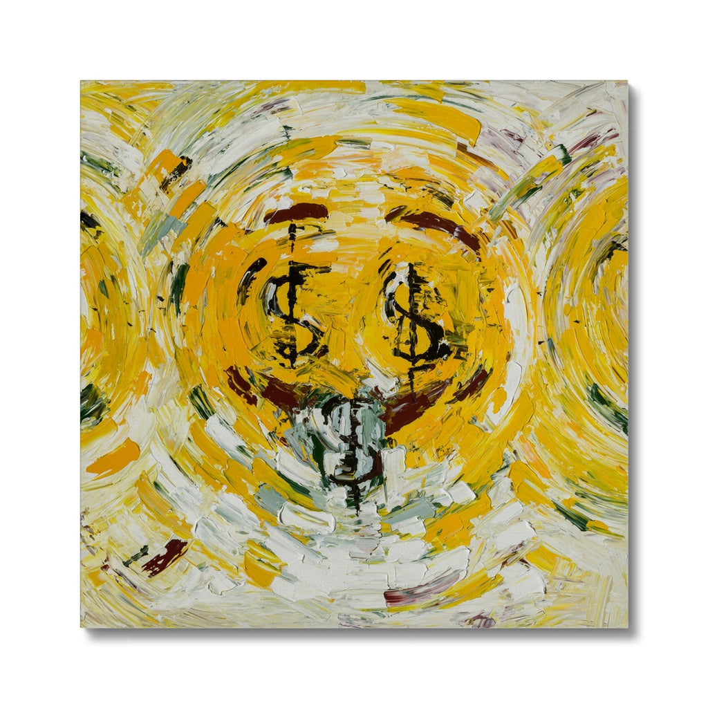 Money Mouth Canvas Print